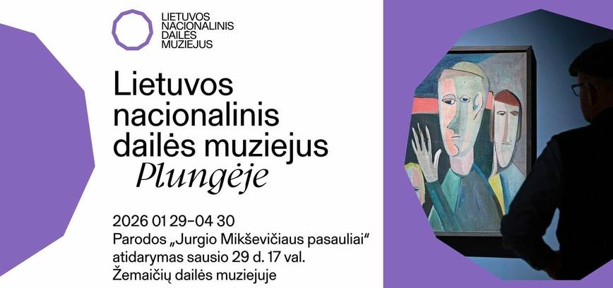 Parodos „Jurgio Mikševičiaus pasauliai“ atidarymas. 