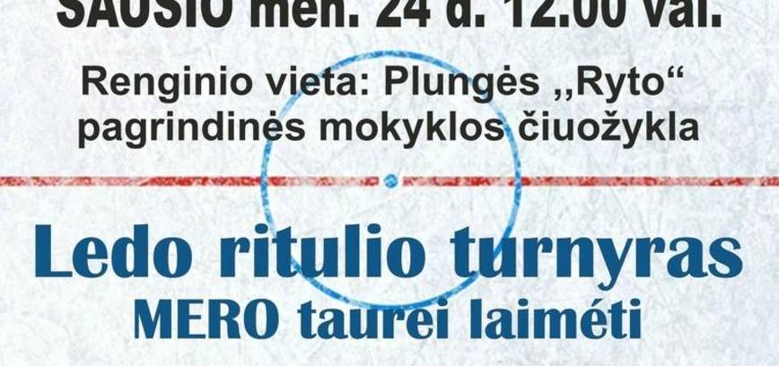 Diena su ledo rituliu. Ledo ritulio turnyras mero taurei laimėti.