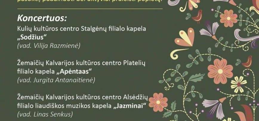 Plungės rajono liaudiškos muzikos kapelų šventė–vakaronė