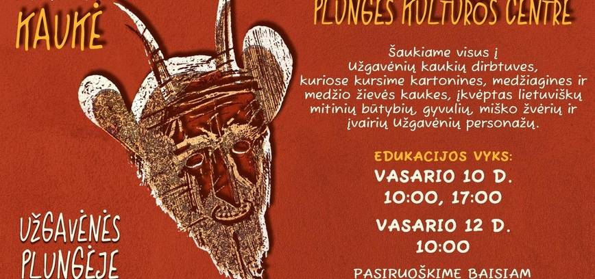 Užgavėnių kaukių gamybos dirbtuvės