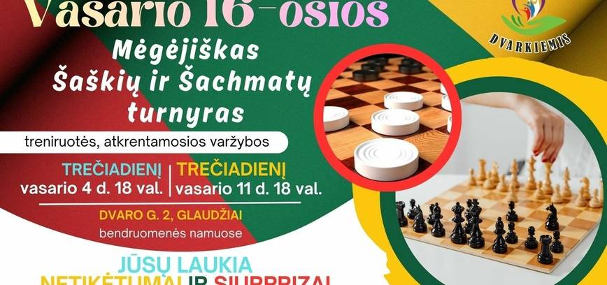 Vasario 16-osios mėgėjiškas šaškių ir šachmatų turnyras