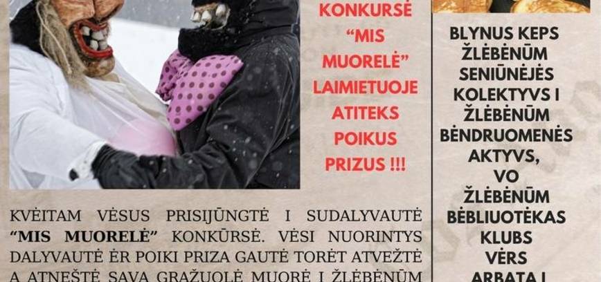 Užgavėnės Žlibinuose