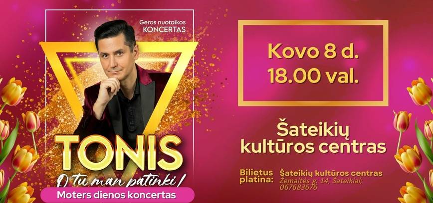 Atlikėjo Tonio koncertas Šateikiuose