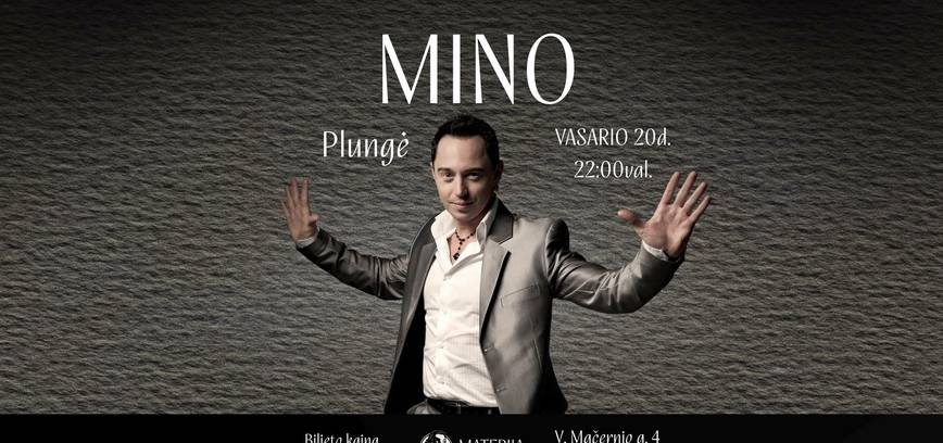 Atlikėjo Mino koncertas 