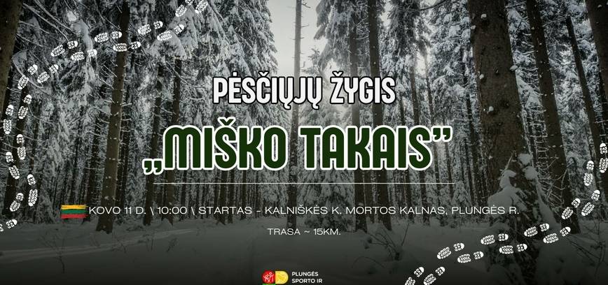 Pėsčiųjų žygis „Miško takais“