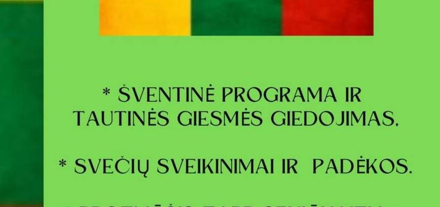 Lietuvos Nepriklausomybės atkūrimo dienos minėjimas Babrungo seniūnijoje
