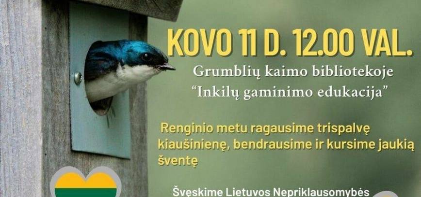 Lietuvos Nepriklausomybės atkūrimo dienos minėjimas Grumbliuose