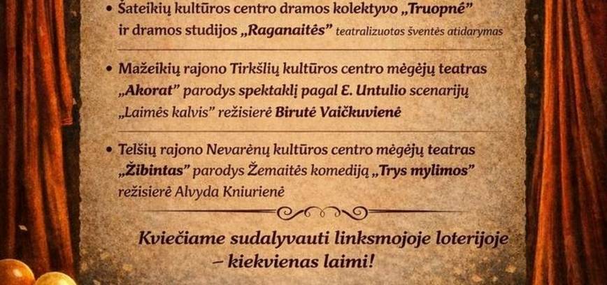 11-oji teatrų šventė „Nors kauk be kaukės“
