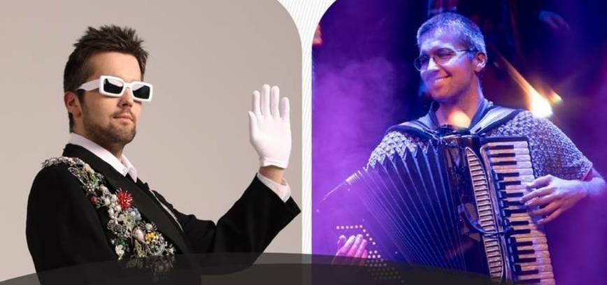 „Po vienu skėčiu“ svečiuose akordeonininkas, grupės „Antikvariniai Kašpirovskio dantys“ narys Jonas Stonkus