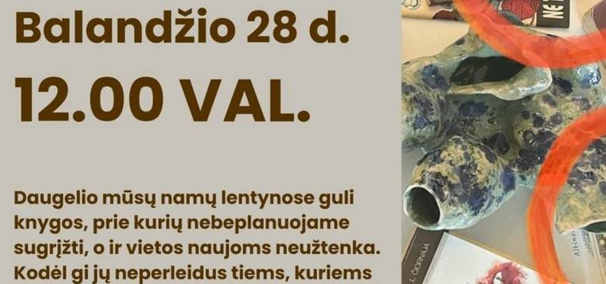 KNYGŲ PIKNIKAS „Mano knyga tau