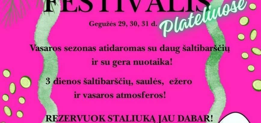 Šaltibarščių festivalis Le Le terasoje