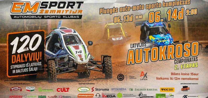 Autokrosas Plungėje | AX Latvia round 2