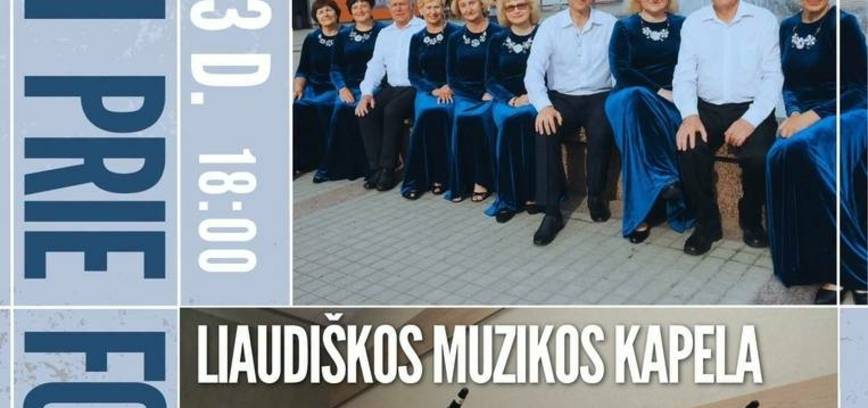 Muzikinis vakaras PRIE FONTANO su Plungės kultūros centro vokaliniu ansambliu ir liaudiškos muzikos kapela