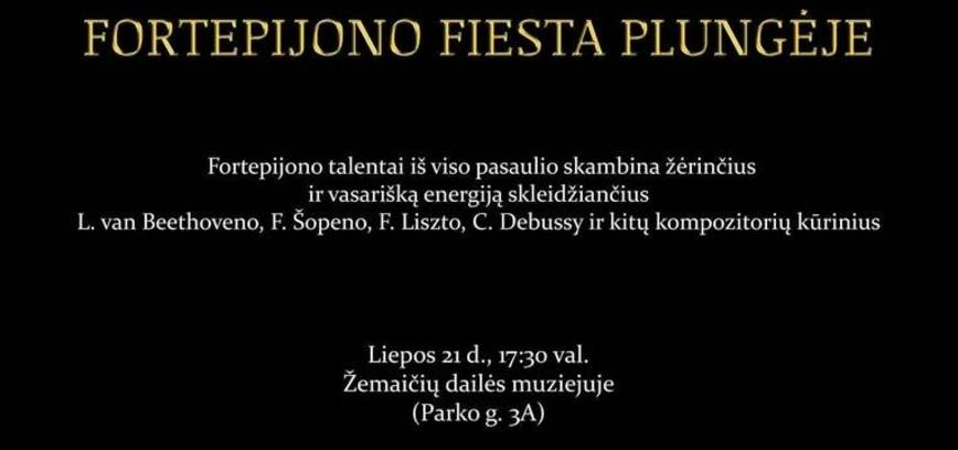 Fortepijono fiesta Plungėje