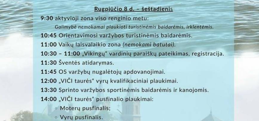Vandens sporto šventė 2026