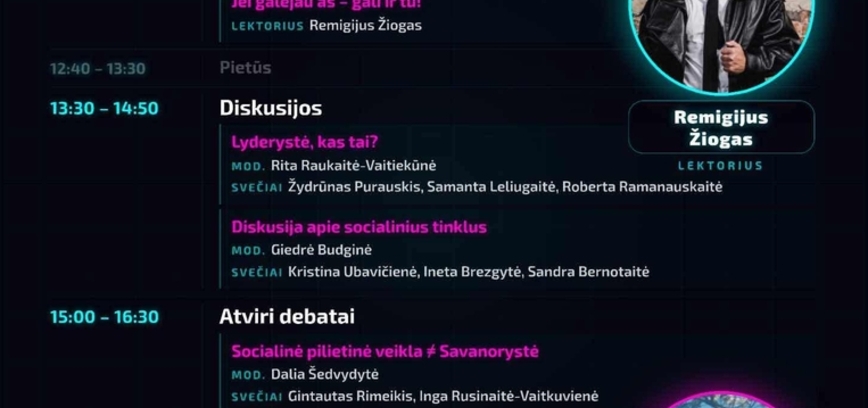 Jaunimo forumas „Miestas jaunimui jaunimas miestui“| Plungė 2026