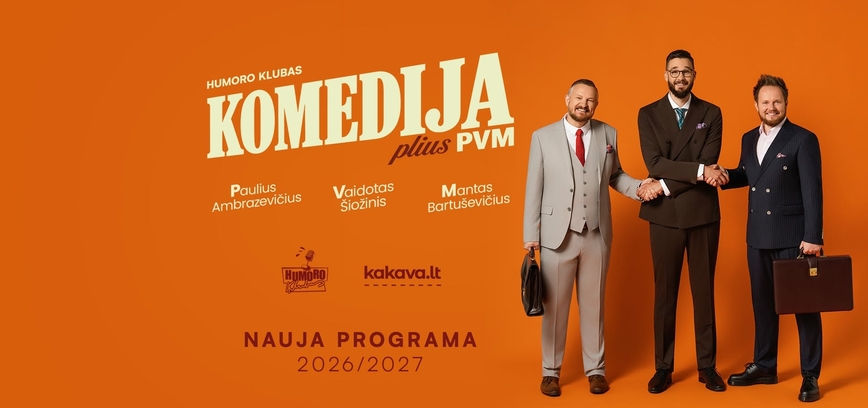 „Humoro klubas“ su programa „Komedija plius PVM“