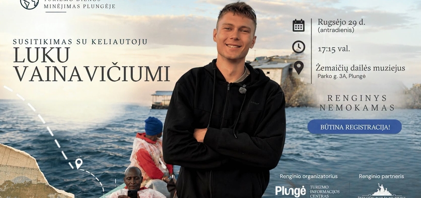 Susitikimas su keliautoju Luku Vainavičiumi