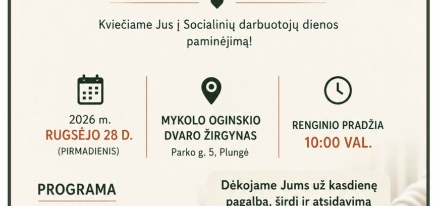 Socialinių darbuotojų dienos minėjimas