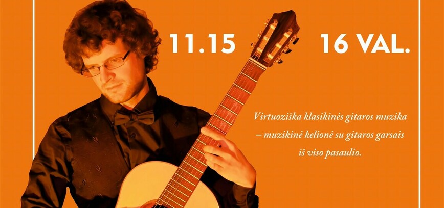 LUKAS ISAAK. Klasikinės gitaros koncertas EXLibryje