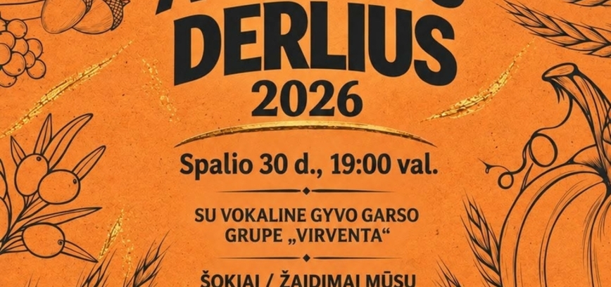 Rudens šventė „Auksinis derlius 2026“ Šateikiuose