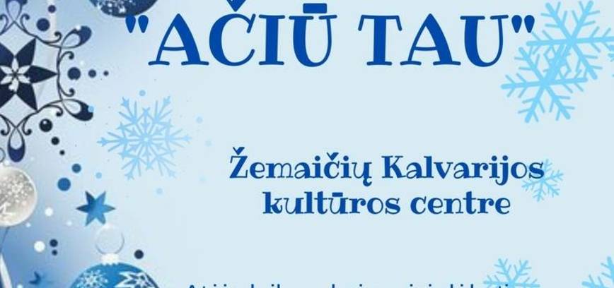 „Ačiū TAU“
