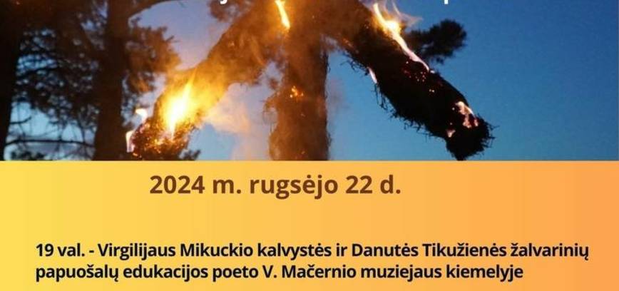 Baltų vienybės ugnies sąšauka 2023 Žemaitijos nacionaliniame parke