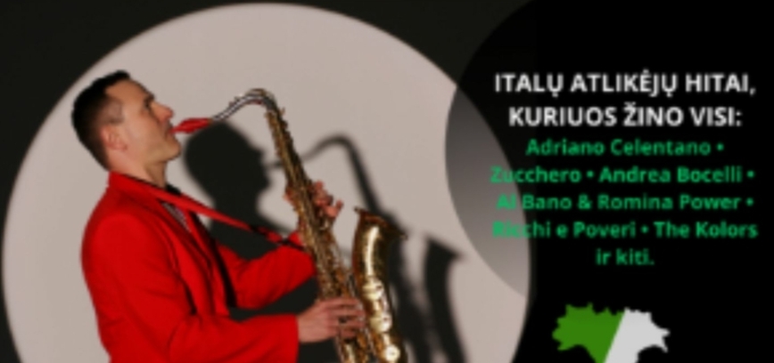 „ROMANTIC SAX“ – ITALIŠKA PROGRAMA / JUOZAS KURAITIS (saksofonas) ir DAUMANTAS SLIPKUS (fortepijonas)