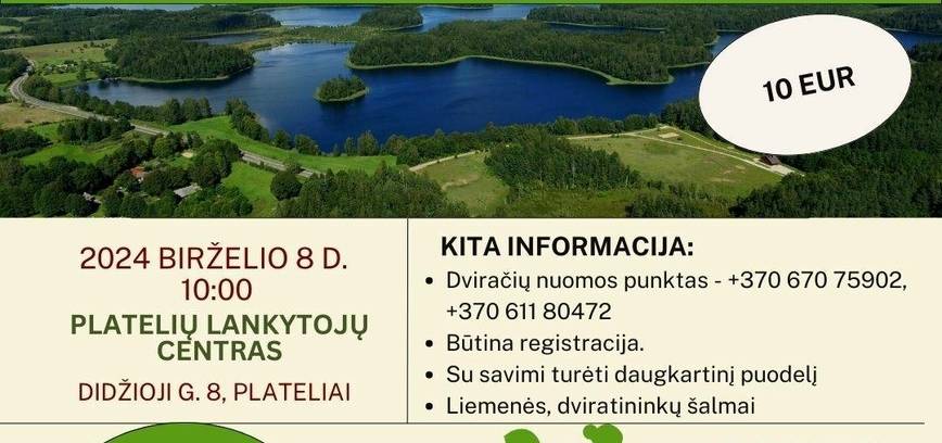 Pažintinis žygis dviračiais „Klestinti gamta, sveikas žmogus“