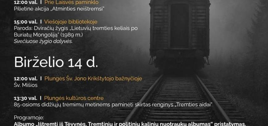 Gedulo ir vilties diena Plungėje