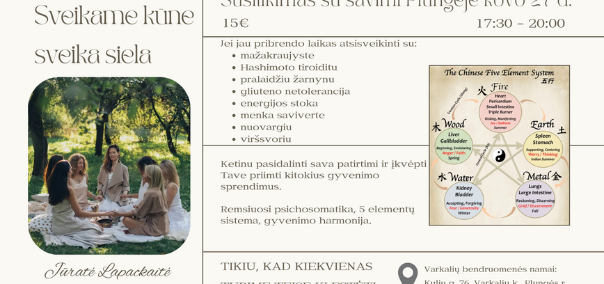 „Sveikame kūne - sveika siela“