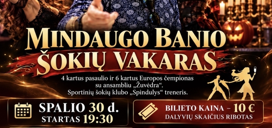 Mindaugo Banio šokių vakaras