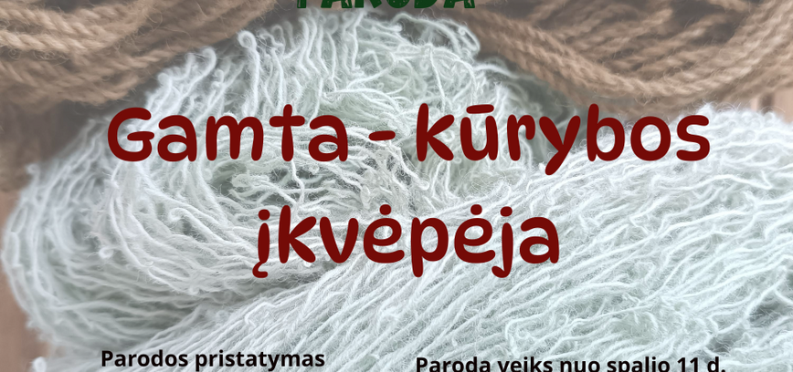 Vaivos Jundulaitės Kosienės parodos atidarymas „Gamta - kūrybos įkvėpėja“ 