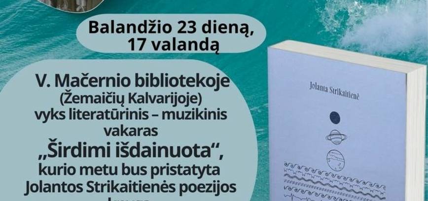 Literatūrinis - muzikinis vakaras Žemaičių Kalvarijoje