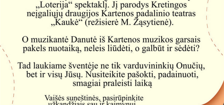 Oninių šventė Žemaitės memorialiniame muziejuje