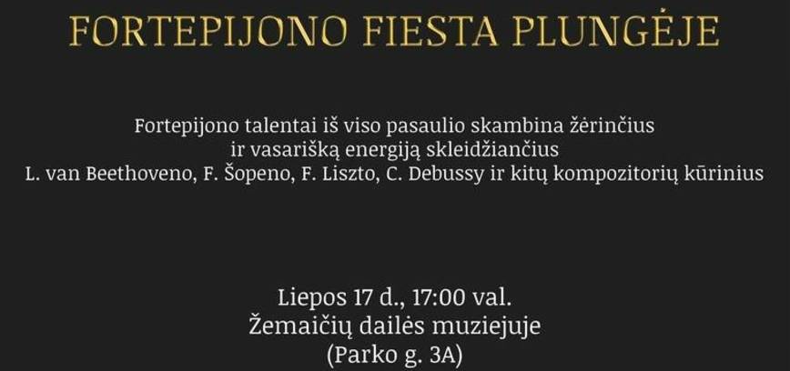 Fortepijono fiesta Plungėje