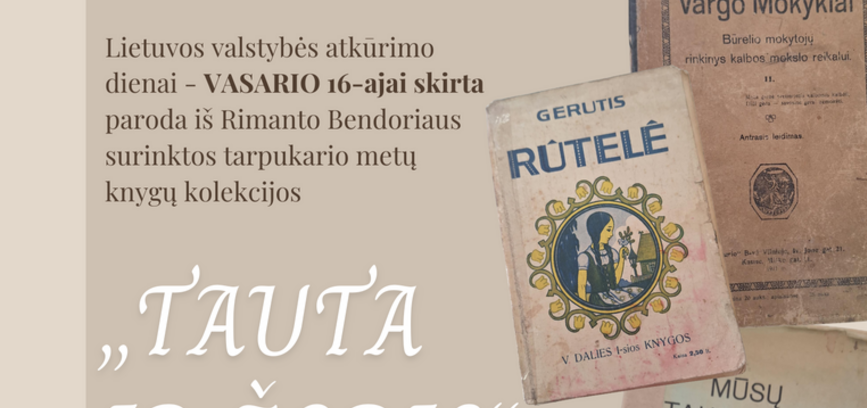 Parodos „TAUTA IR ŽODIS“ pristatymas