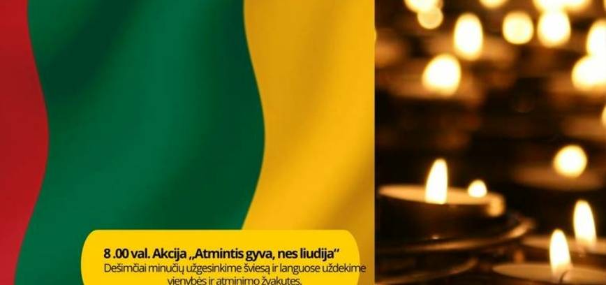  Sausio 13-osios minėjimo renginys Žemaičių Kalvarijoje