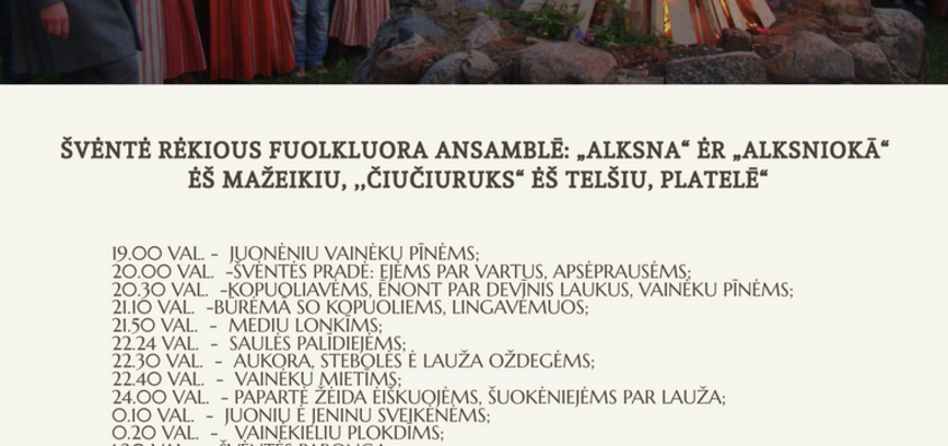 Joninės prie Platelių ežero