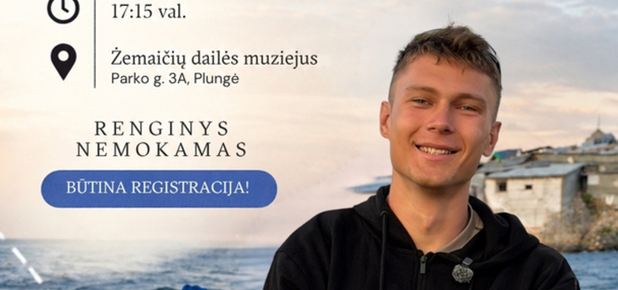 Pasaulinės turizmo dienos minėjimas Plungėje. Susitikimas su keliautoju Luku Vainavičiumi