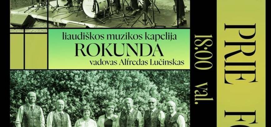 VAKARAS PRIE FONTANO su „Rokunda“