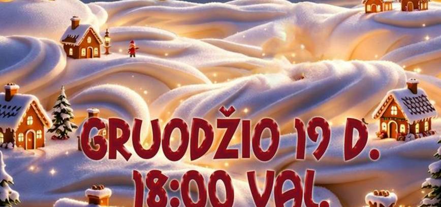 Koncertas „Namai, kvepiantys KALĖDOMIS“. IŠPARDUOTA.