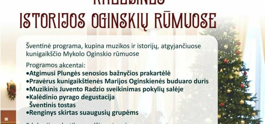 Kalėdinės istorijos Oginskių rūmuose