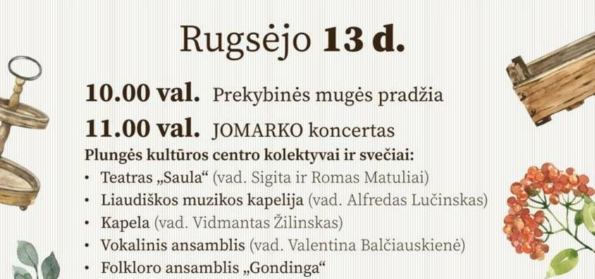 Didysis Plungės Jomarkas ,,Iš kartos į kartą