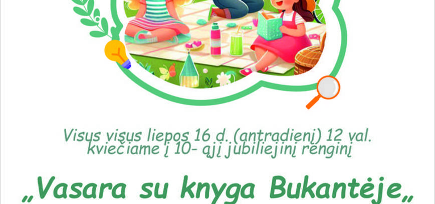Vasara su knyga Bukantėje