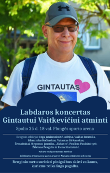Paramos koncertas Gintautui Vaitkevičiui atminti 2026