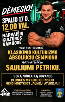 Susitikimas su Sauliumi Petriku, klasikinio kultūrizmo absoliučiu čempionu