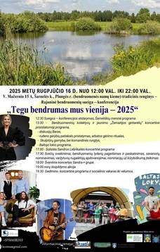 Rajoninė bendruomenių sueiga - konferencija „Tegu bendrumas mus vienija - 2025“