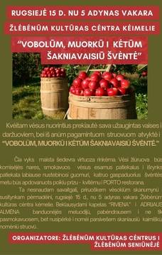 Vobolūm, muorkū i kėtūm šakniavaisiū šventė