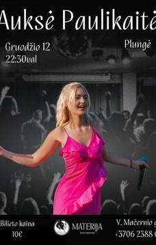 Auksės Paulikaitės koncertas